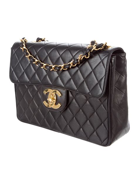 classic flap jumbo chanel|Chanel vintage full flap.